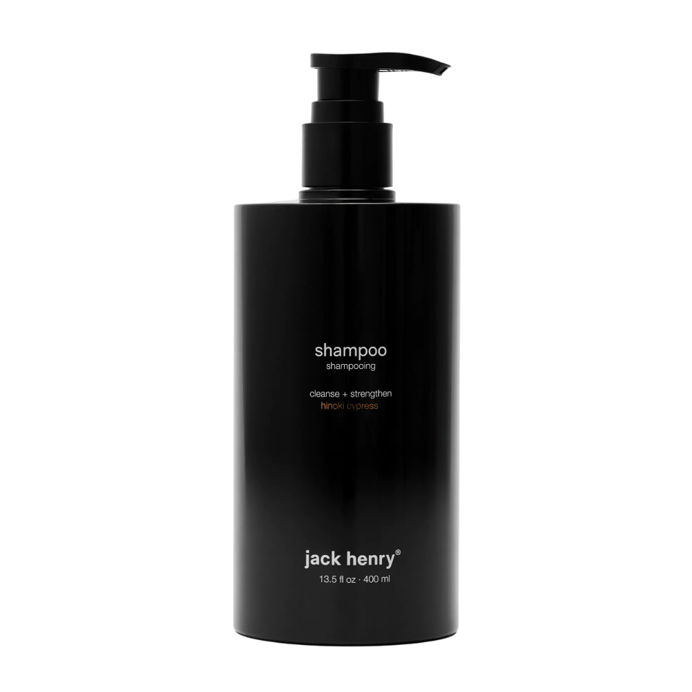 JACK HENRY Shampoo Hinoki Cypress 400ml - Шампунь з пептидами та рослинними суперфудами JACK HENRY Shampoo Hinoki Cypress 400ml - Шампунь з пептидами та рослинними суперфудами